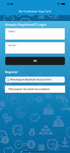 My Fundraiser App Screen 3