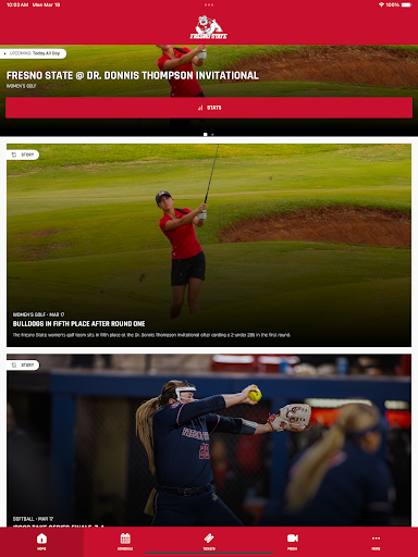 Screenshot of Fresno State Bulldogs