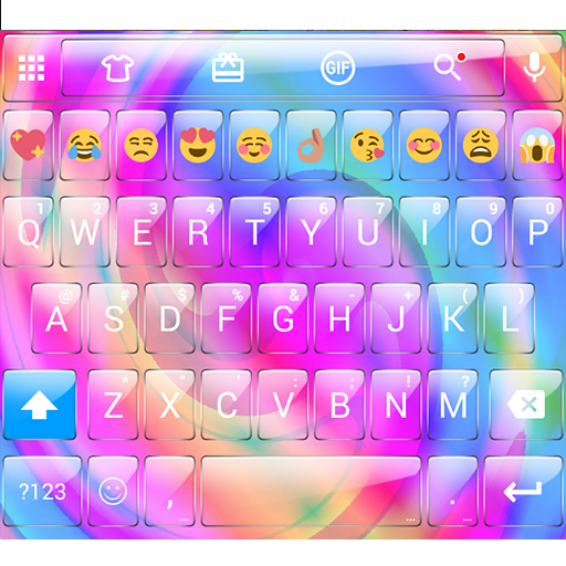 Emoji Keyboard Glass Spiral 10.0 Icon