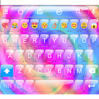 Glass Spiral Emoji Keyboard