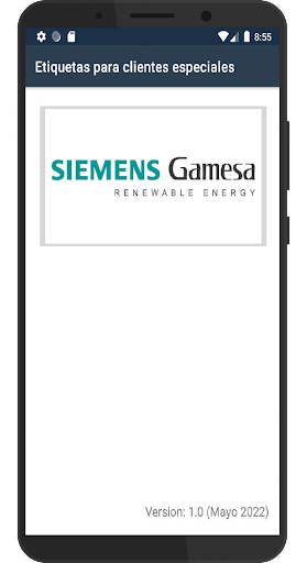 Android application SLC - Eti. Clientes Especiales screenshort