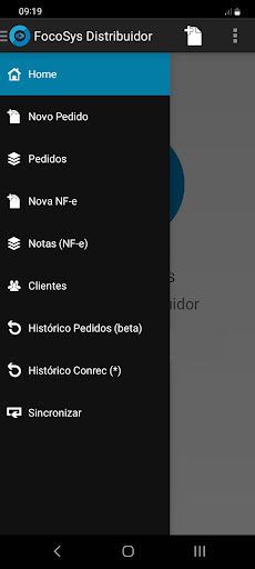 Android application FocoSys Distribuidor screenshort