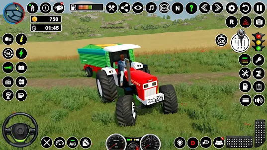 인도 농장 트랙터 시뮬레이터