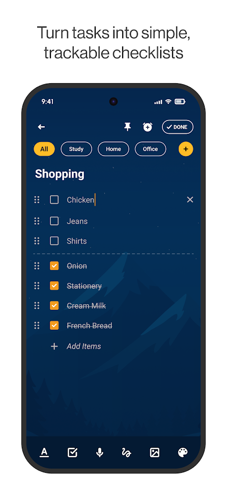 #4. Notepad, Notebook, Notes app (Android) Ved: Imagination AI