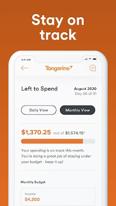 Tangerine Mobile Bankingのおすすめ画像4