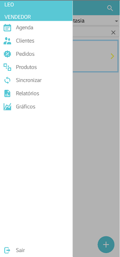 Android application Força de Venda SISCOMSOFT screenshort