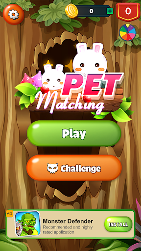 Android application Pet Match 3 screenshort