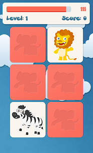 Animals reminiscence game for youths 2
