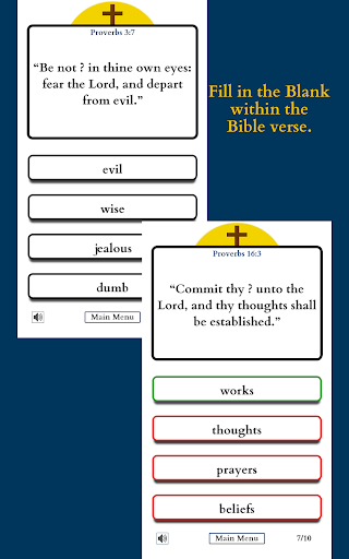 Quiz of the Christian Bible ( Screen 3