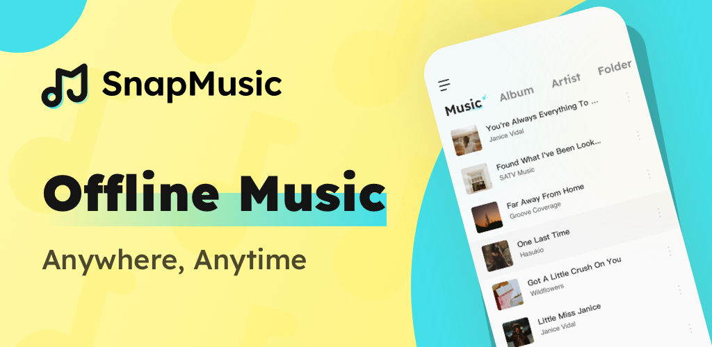 SnapMusic Offline MP3 Player Dernière Version Pour Android