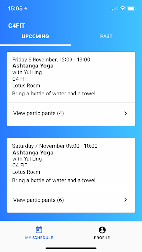Bobclass Staff App Screen 3