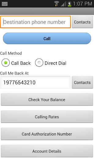 CiCiMobile Screen 2