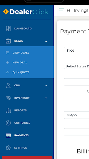 DealerClick Online Screen 2
