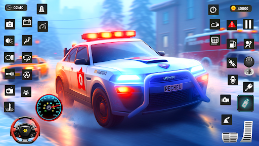 Police Car Kids Driving Game screenshot 18