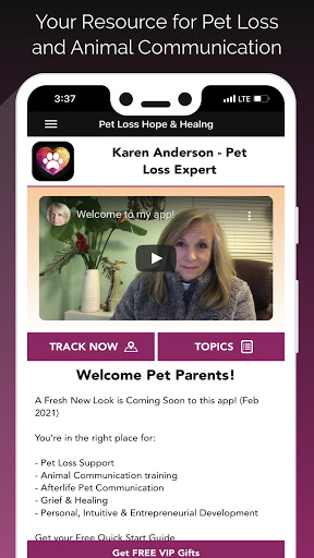 Pet Loss Hope & Healing Screen 2