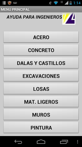 Android application CIVIL PRO screenshort