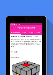 Tutorial For Rubik's Cube Screenshot