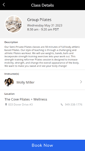The Cove Pilates and Wellness Screen 3