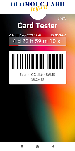 Olomouc region Card Screen 3