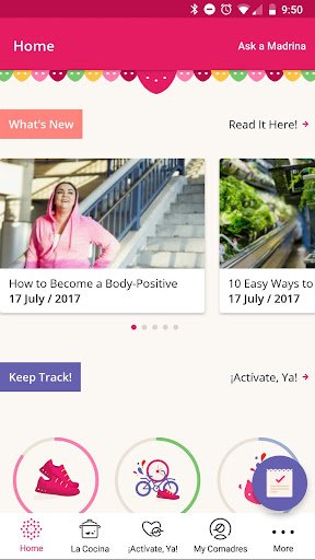 Android application De Las Mias - Healthy Lifestyl screenshort