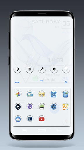 Smoke Theme for Total Launcher Screen 2