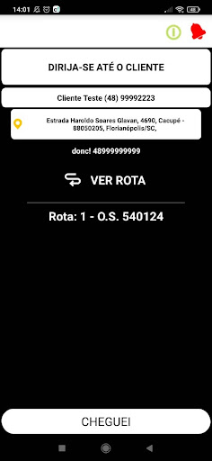 Android application Sim.SC - Serviços screenshort