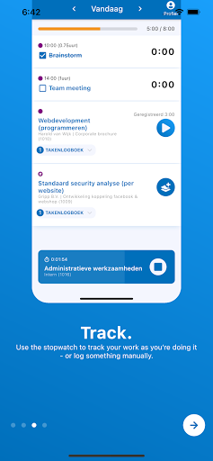 Gripp Time Tracker Screen 3