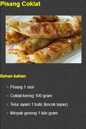 Resep Gorengan and Puding Arisan
