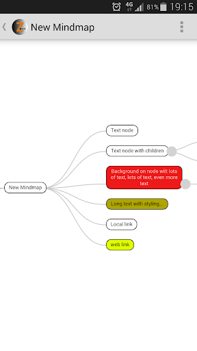 Z Mind (FreeMind compatible) Screen 2