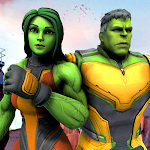Cover Image of Download Green Muscle Hero Fight Game  APK