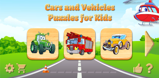 아이들을위한 자동차와 트럭 퍼즐 게임