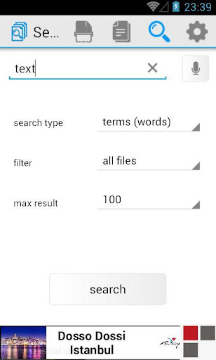 Search Text In Files Screen 3