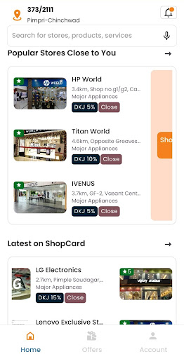 ShopCardd - DKJ on Shopping Screen 2