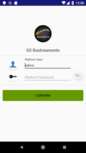 G5 Rastreamento Screen 2
