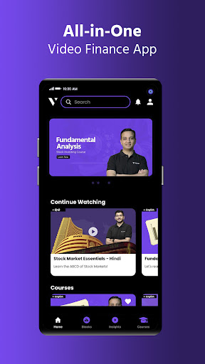 Android application VIDFIN: Video Finance App screenshort