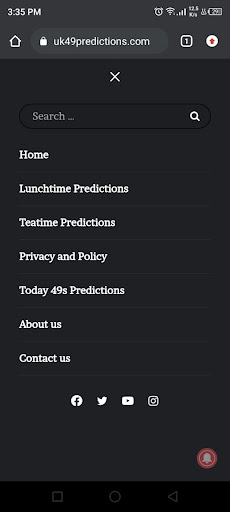 UK 49 Predictions Screen 2