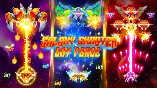 Galaxy Shooter Sky Force 12