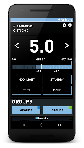 bronControl Screen 2