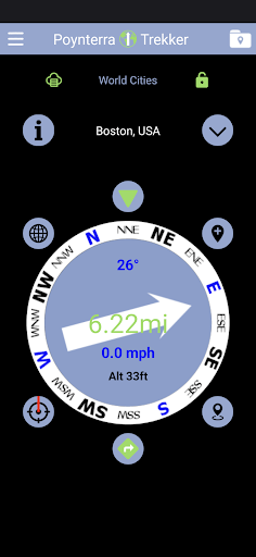 Android application Poynterra Trekker Offline GPS screenshort