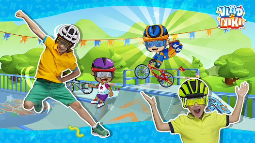 Vlad & Niki: Kids Bike Racing  screenshots 5
