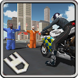 SWAT Moto Cop Crime Chase 3D icon