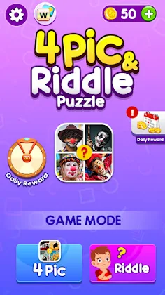 4 Pics 1 Word: Guessing Games - Screenshot 1