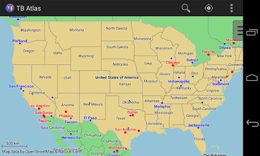 TB Atlas & World Map Screen 2
