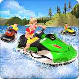 Kids Power Boat Racing : Impossible Tracks icon