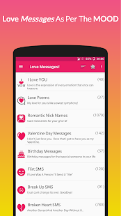 Love Messages Romantic SMS Screenshot