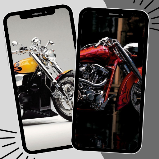 Chopper Motorcycle Wallpapers logo