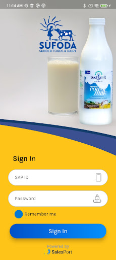Android application Sunder Dairy Distributor App screenshort