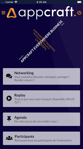 Your Event in the Pocket Screen 2