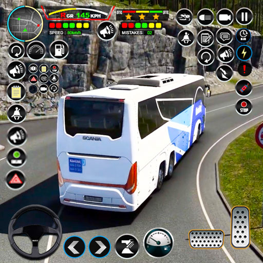 Real Coach Bus Driving Games