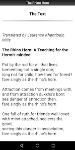 Buddhism: The Rhino Horn Sutta
